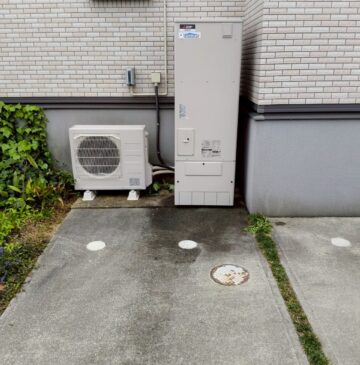 兵庫県三木市Gエコキュートの施工事例工事後写真