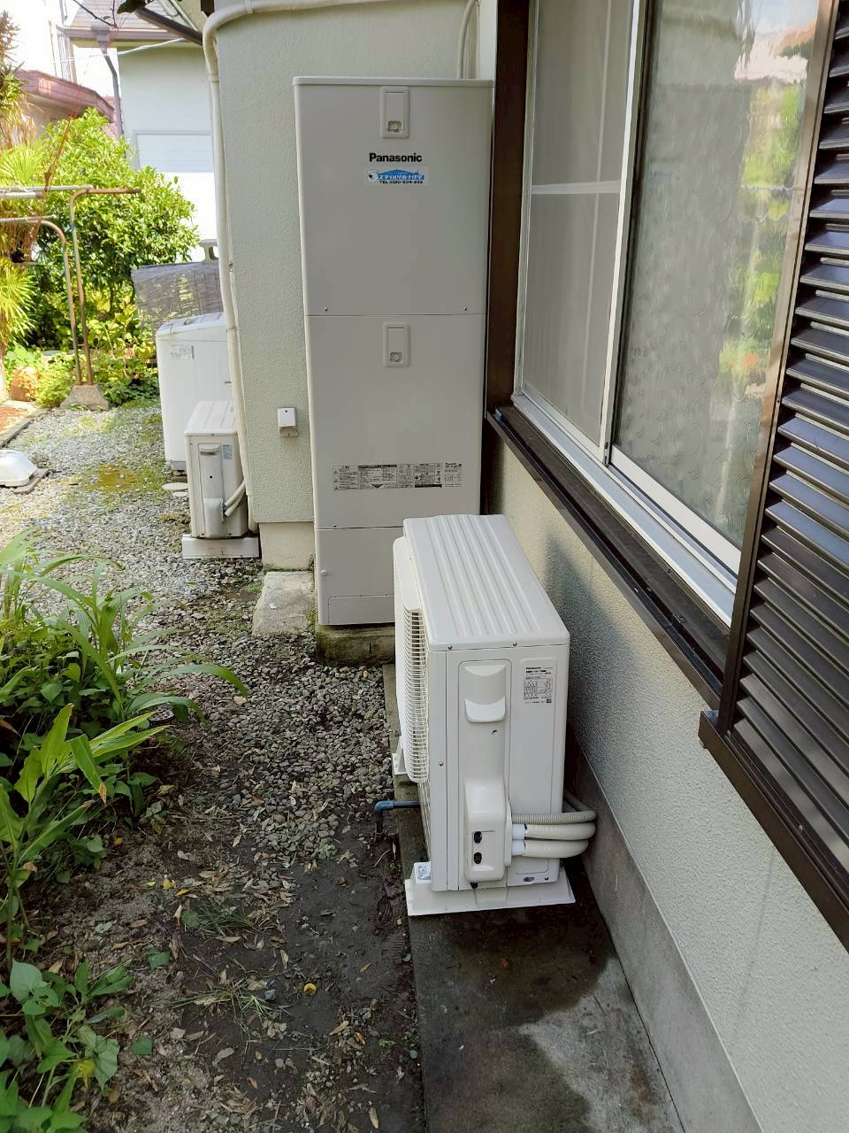兵庫県加古川市Iエコキュートの施工事例工事後写真