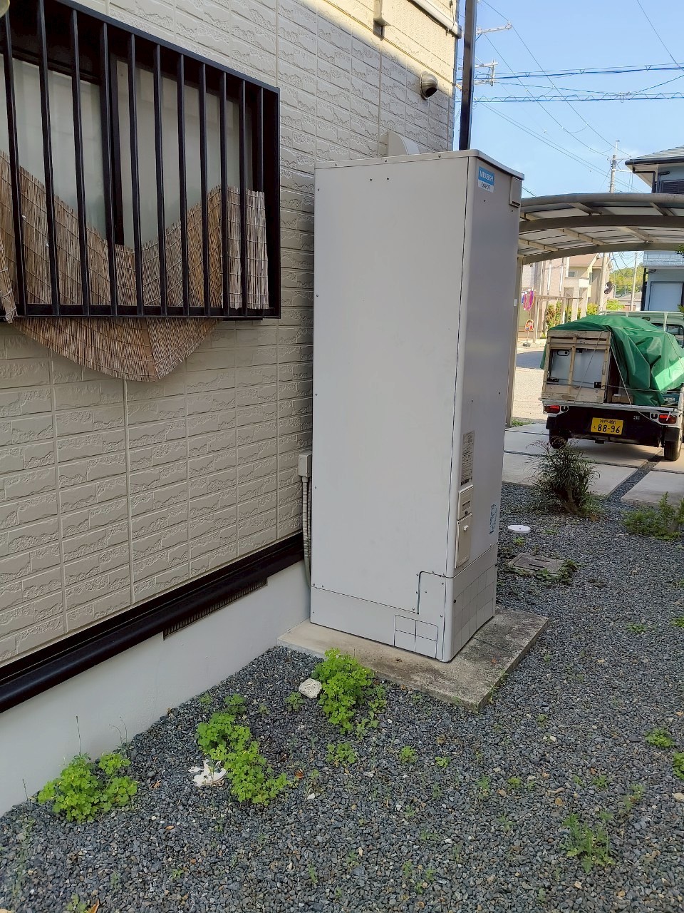 兵庫県丹波市Nエコキュートの施工事例工事前写真