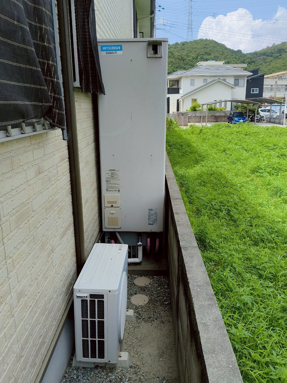 兵庫県姫路市Oエコキュートの施工事例工事前写真