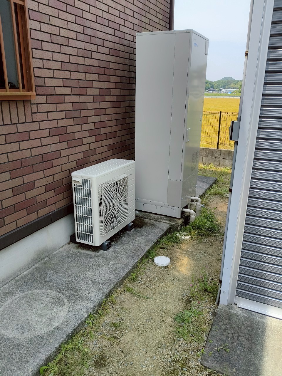 兵庫県小野市Sエコキュートの施工事例工事後写真