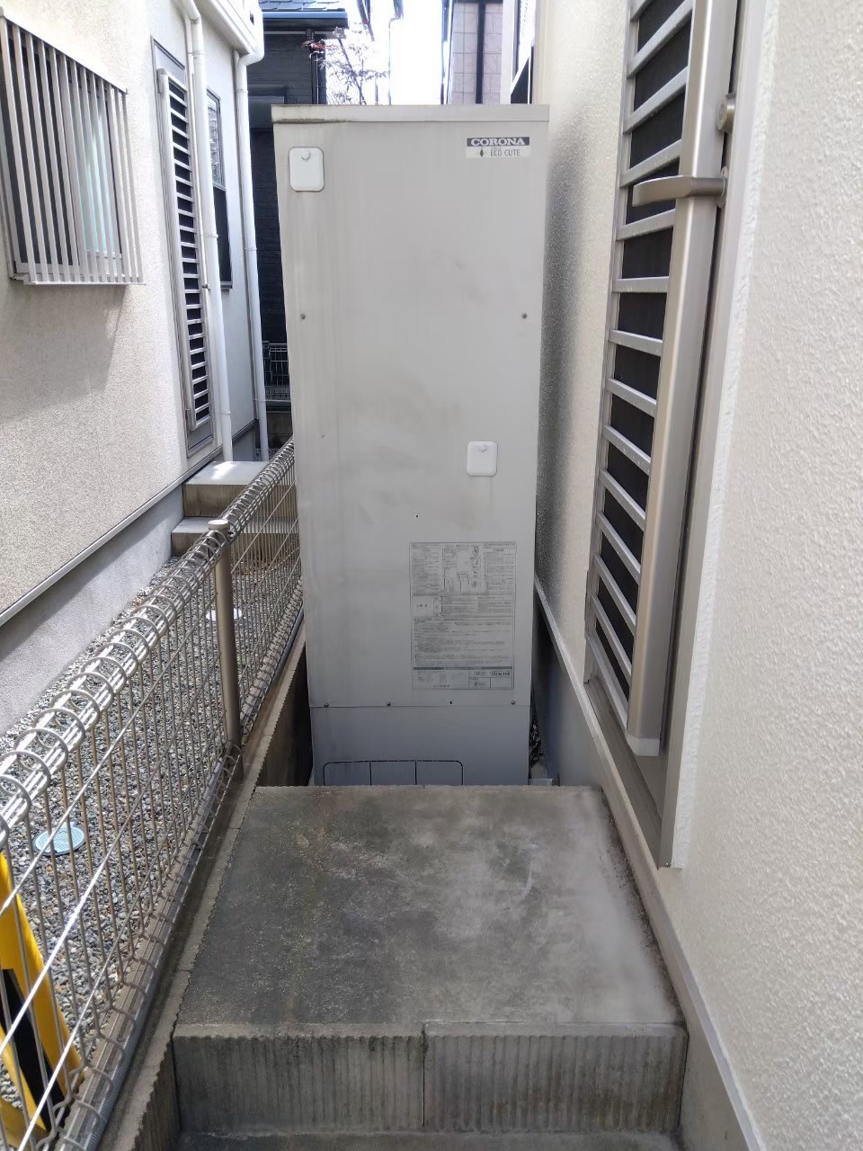 兵庫県明石市Kエコキュートの施工事例工事前写真