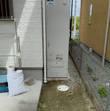 兵庫県加東市Kエコキュートの施工事例工事後写真