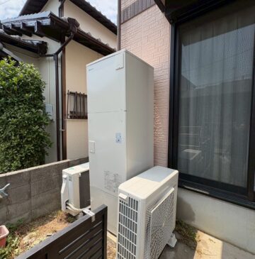 兵庫県明石市Mエコキュートの施工事例工事後写真