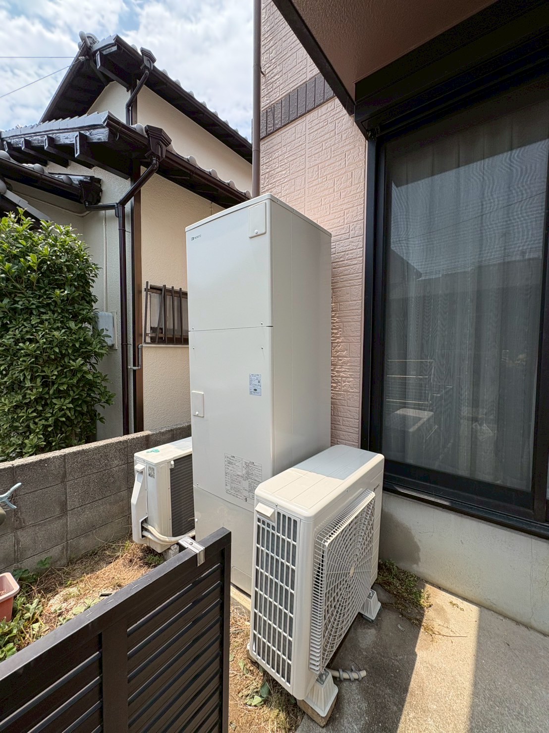 兵庫県明石市Mエコキュートの施工事例工事後写真
