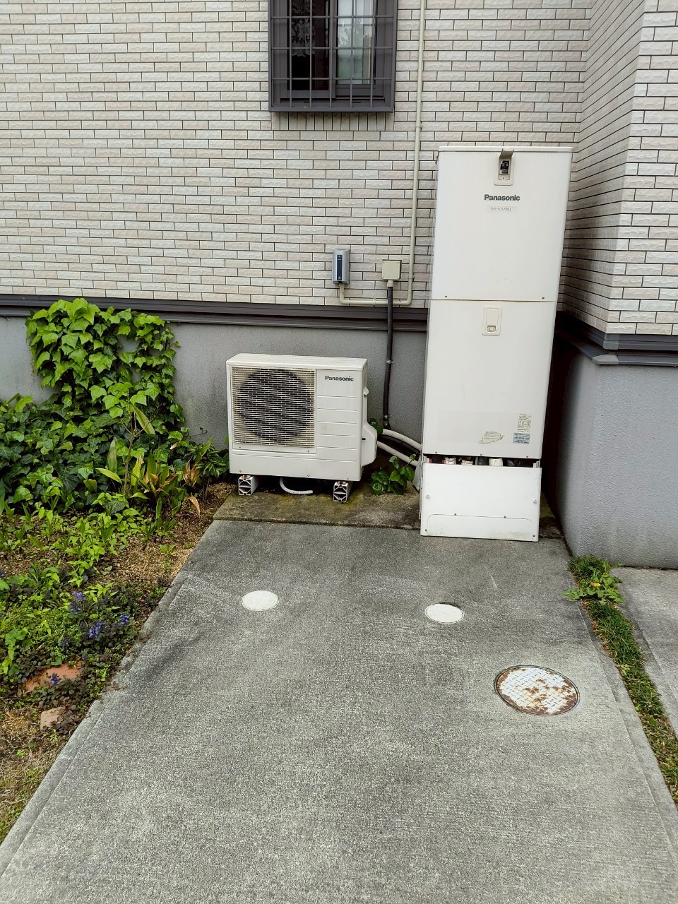 兵庫県三木市Gエコキュートの施工事例工事前写真