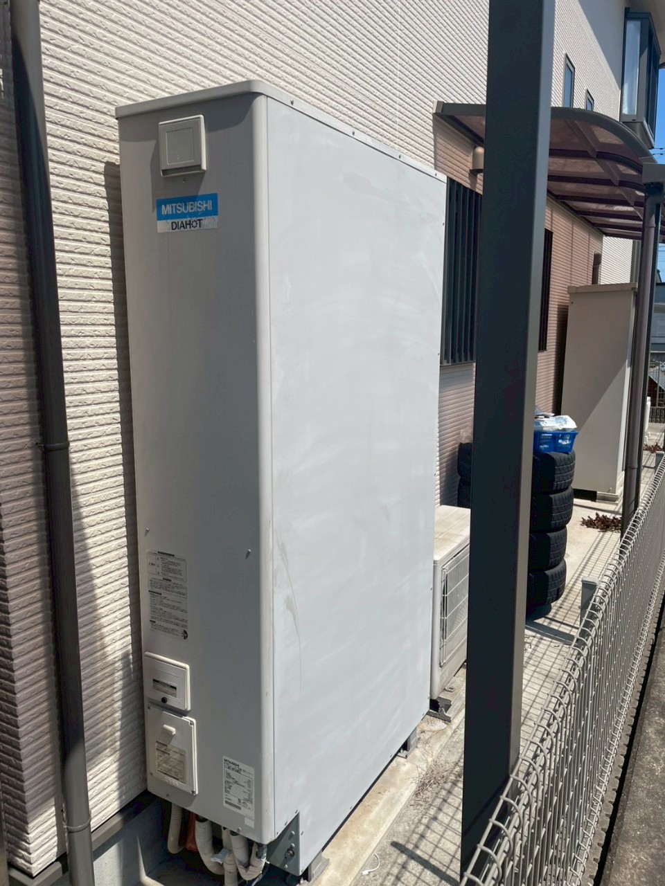 兵庫県加古川市Mエコキュートの施工事例工事前写真