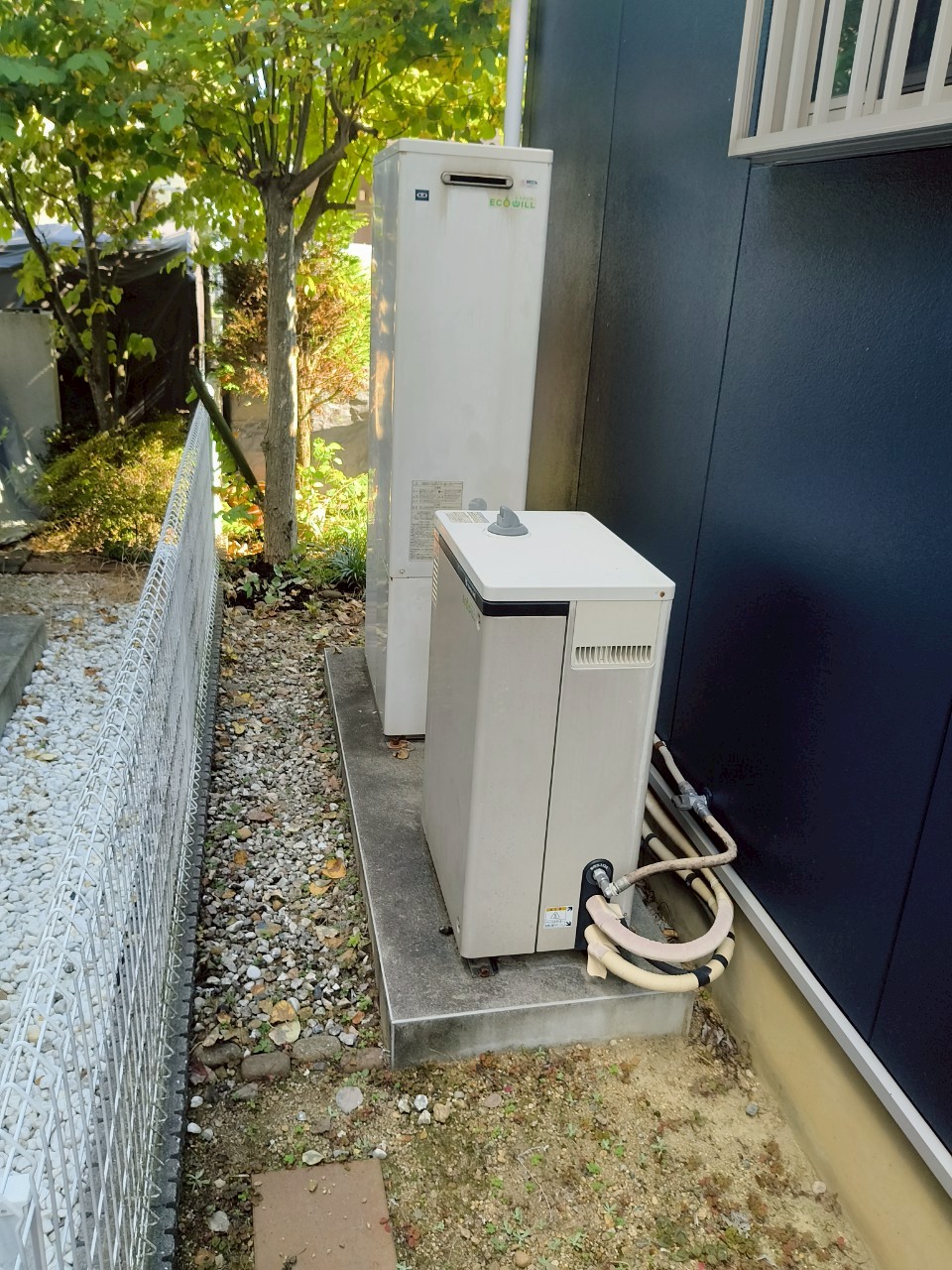 神戸市西区Sハイブリッド給湯器の施工事例工事前写真