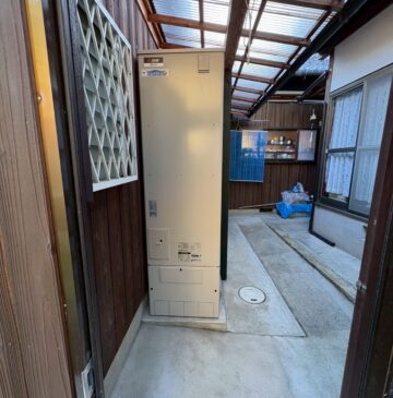 兵庫県加古川市Fエコキュートの施工事例工事後写真
