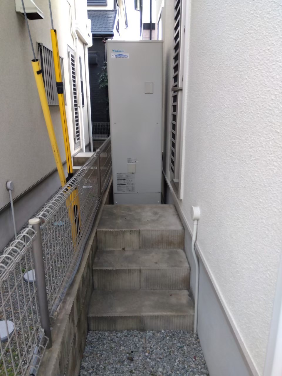 兵庫県明石市Kエコキュートの施工事例工事後写真