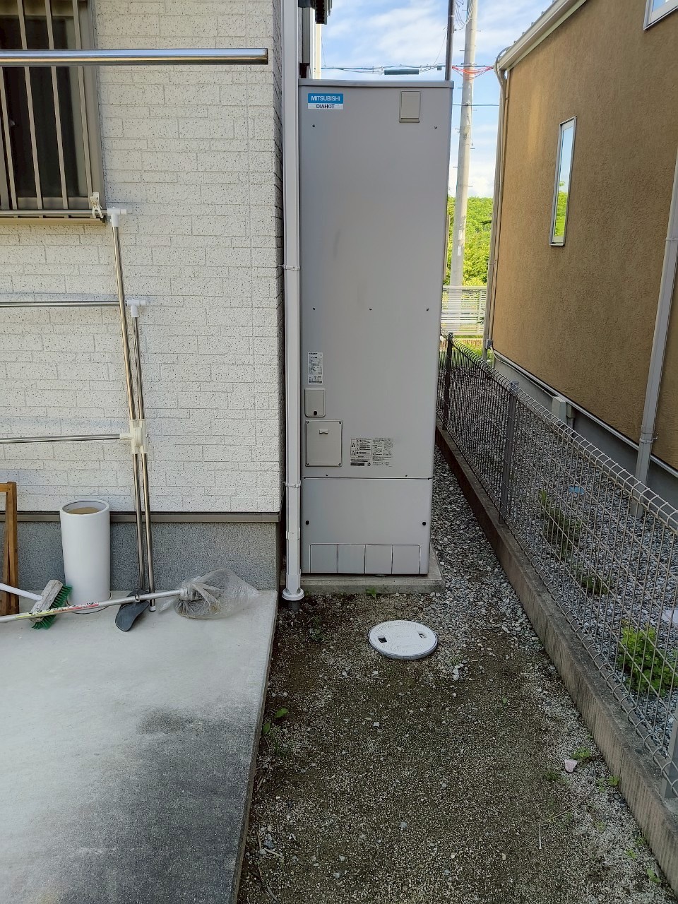 兵庫県加東市Kエコキュートの施工事例工事前写真