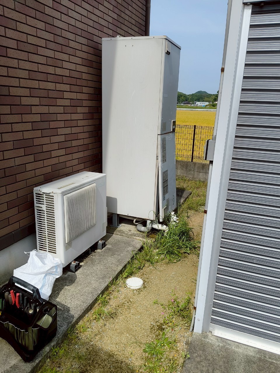 兵庫県小野市Sエコキュートの施工事例工事前写真