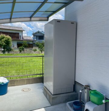 兵庫県高砂市Iエコキュートの施工事例工事後写真