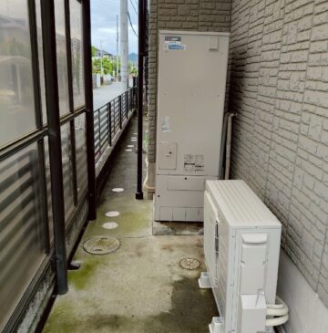 兵庫県三木市Kエコキュートの施工事例工事後写真