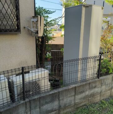 神戸市西区Kエコキュートの施工事例工事後写真