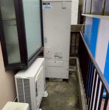 兵庫県明石市Mエコキュートの施工事例工事後写真