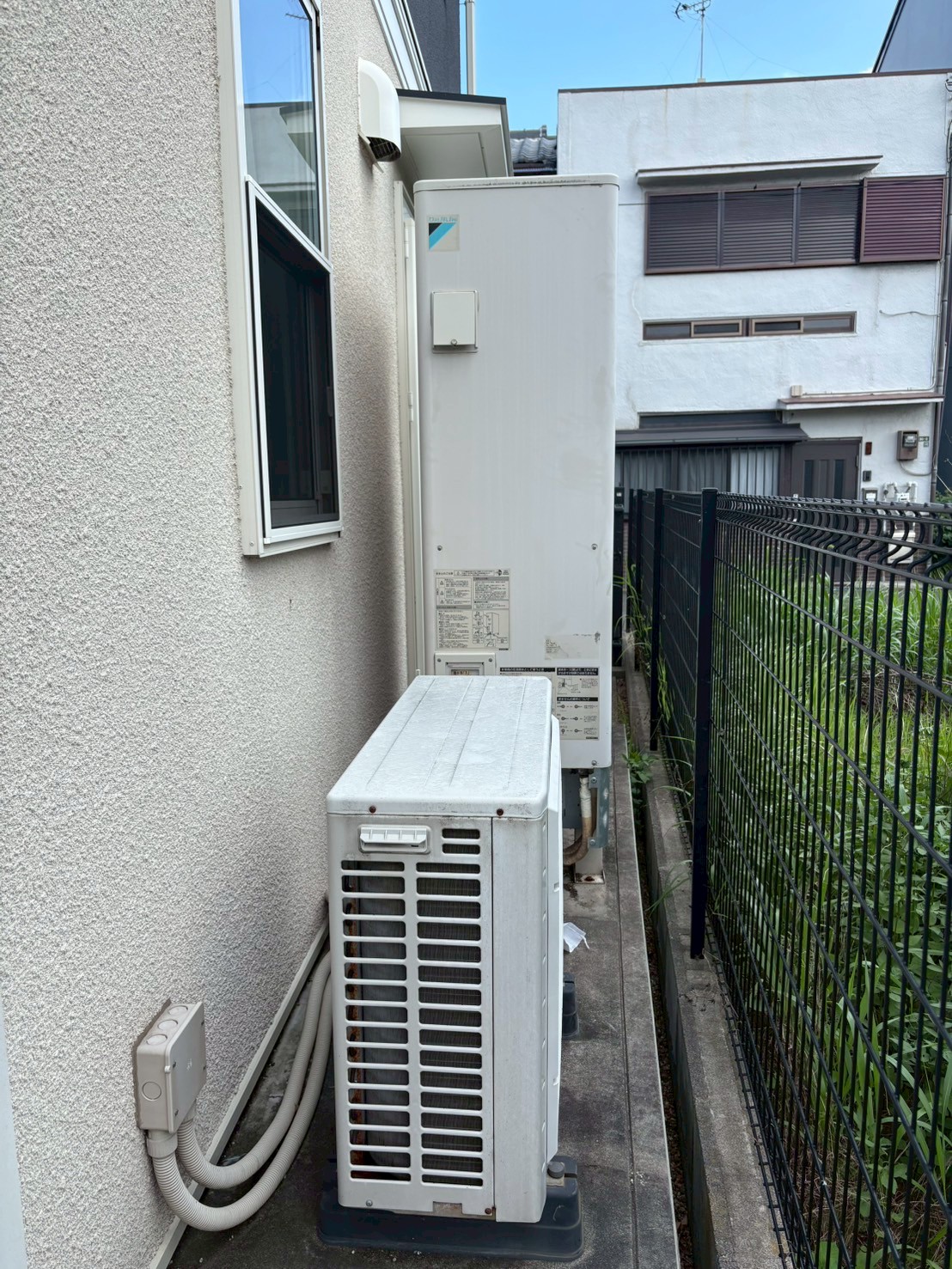 兵庫県加西市Fエコキュートの施工事例工事前写真