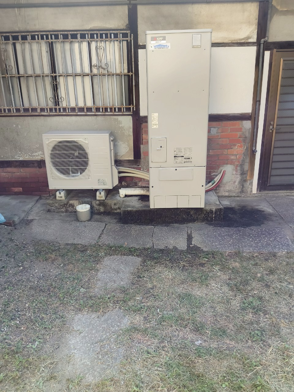 神戸市兵庫区Tエコキュートの施工事例工事前写真