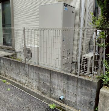 神戸市北区Yエコキュートの施工事例工事後写真