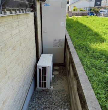 兵庫県姫路市Oエコキュートの施工事例工事後写真