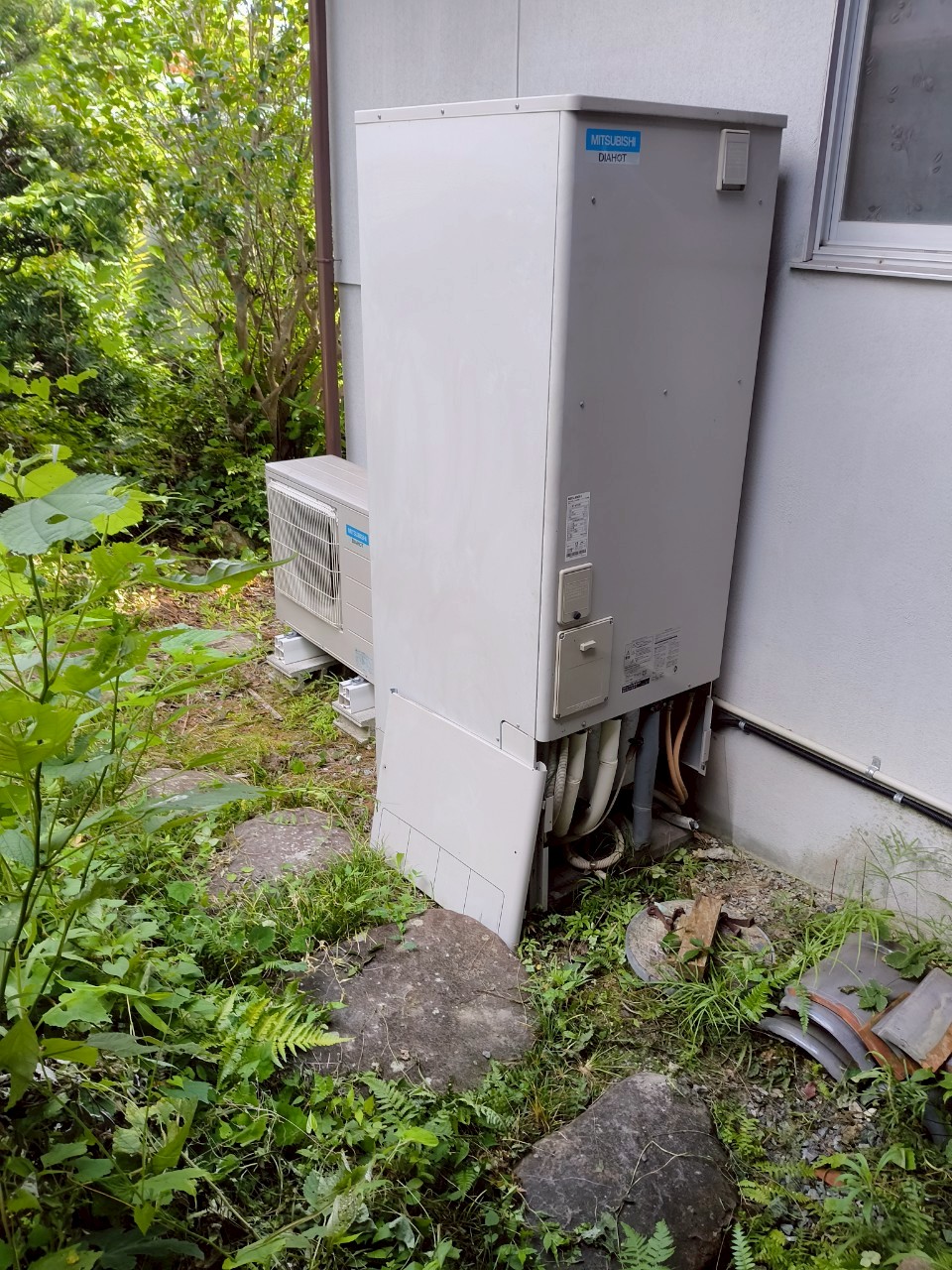 兵庫県姫路市Kエコキュートの施工事例工事前写真