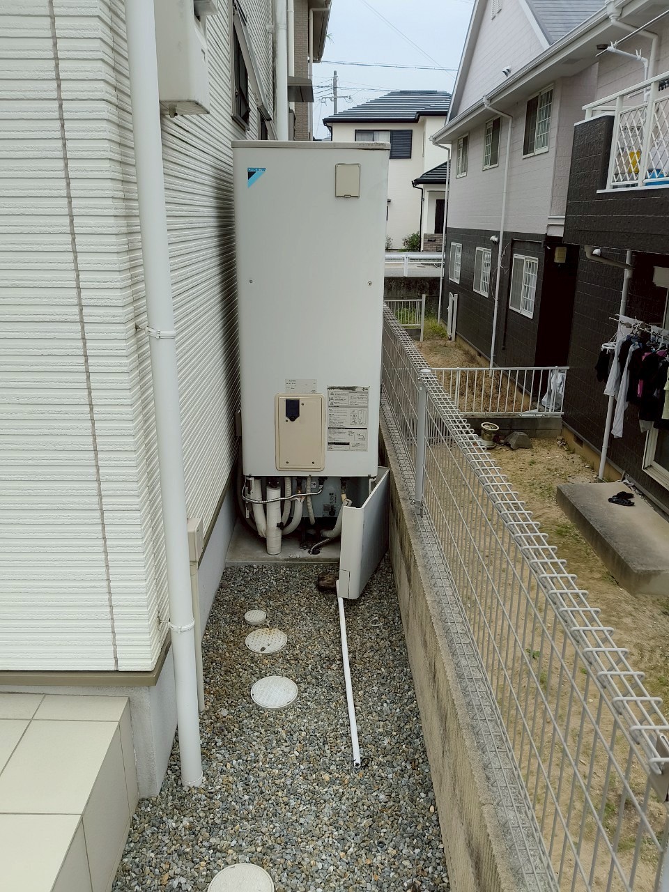 神戸市西区Aエコキュートの施工事例工事前写真