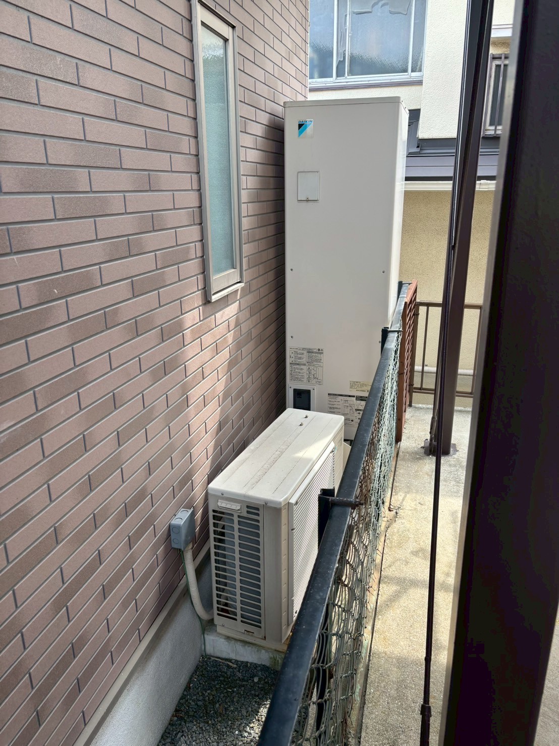 兵庫県明石市Kエコキュートの施工事例工事前写真