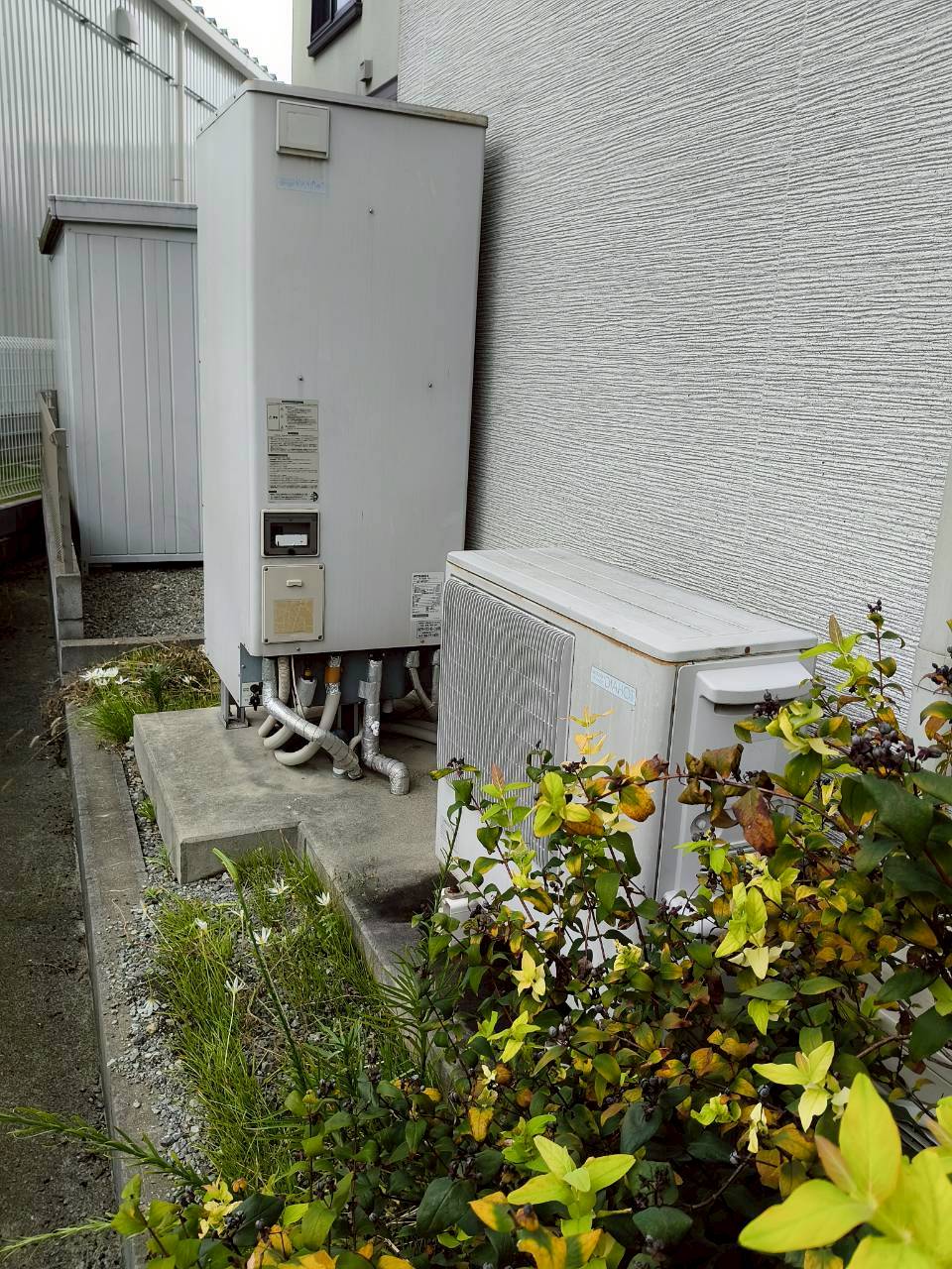 兵庫県相生市Hエコキュートの施工事例工事前写真