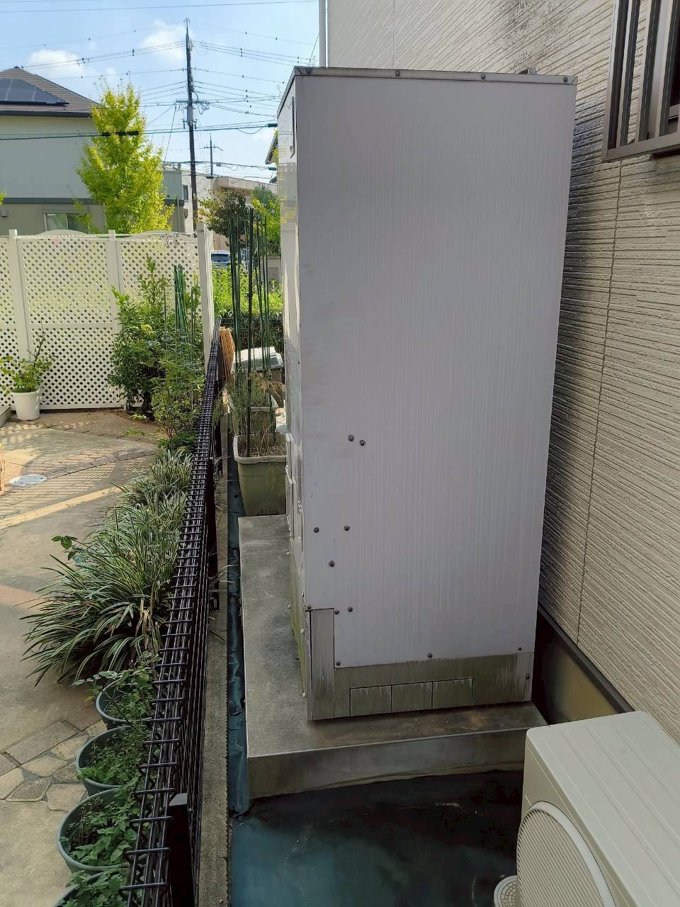 神戸市西区Hエコキュートの施工事例工事前写真