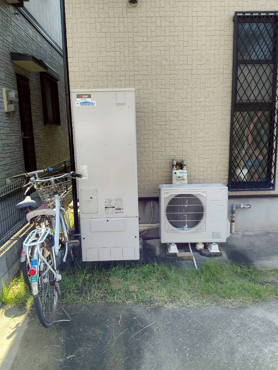 兵庫県明石市Tエコキュートの施工事例工事後写真