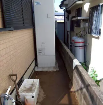 兵庫県加古川市Aエコキュートの施工事例工事後写真