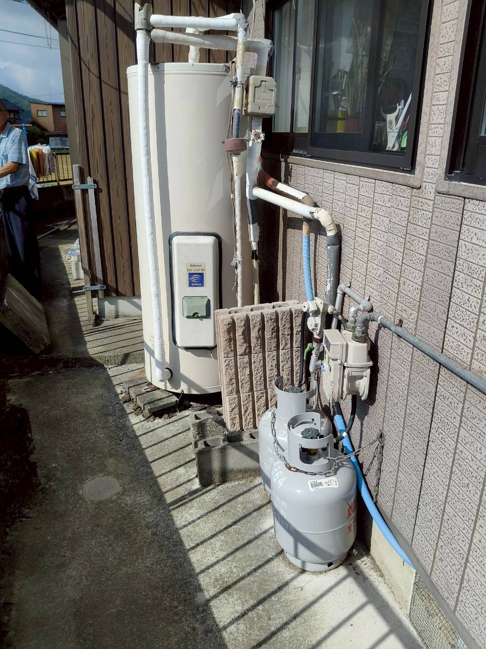 兵庫県神崎郡市川町Aエコキュートの施工事例工事前写真