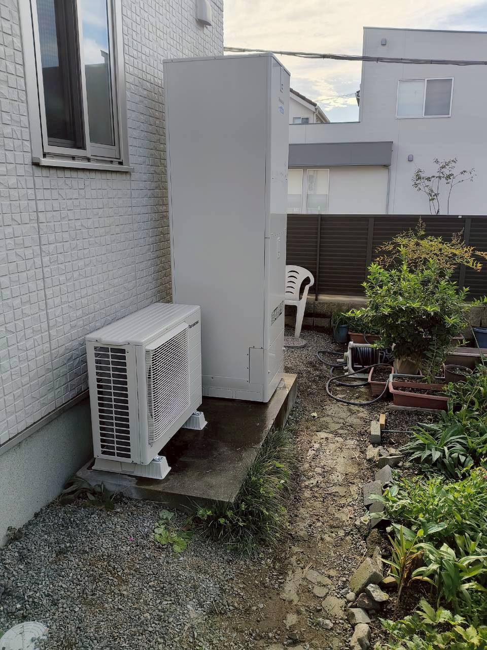 兵庫県姫路市Yエコキュートの施工事例工事後写真