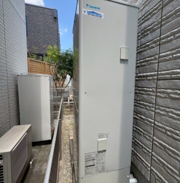 兵庫県明石市Kエコキュートの施工事例工事後写真