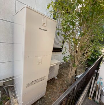 神戸市西区Eエコキュートの施工事例工事後写真