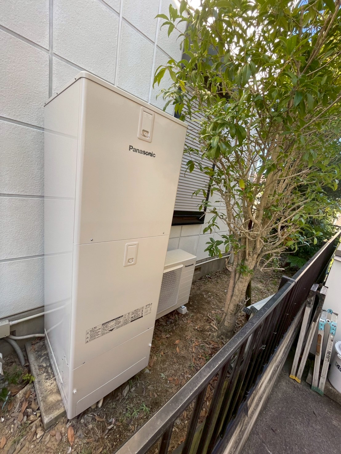 神戸市西区Eエコキュートの施工事例工事後写真