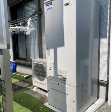 兵庫県姫路市Kエコキュートの施工事例工事後写真