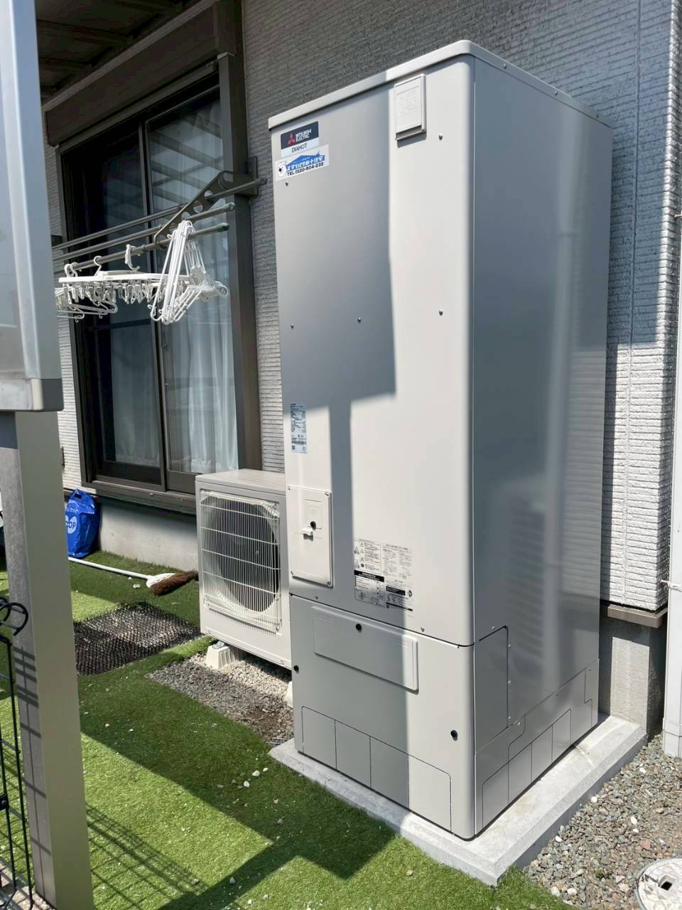 兵庫県姫路市Kエコキュートの施工事例工事後写真