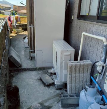 兵庫県神崎郡市川町Aエコキュートの施工事例工事後写真