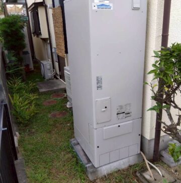 神戸市西区Sエコキュートの施工事例工事後写真