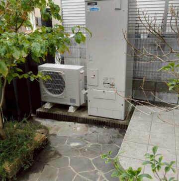 兵庫県尼崎市Yエコキュートの施工事例工事後写真