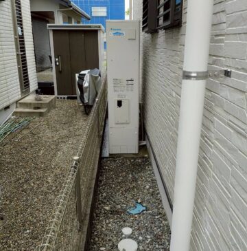 兵庫県姫路市Aエコキュートの施工事例工事後写真