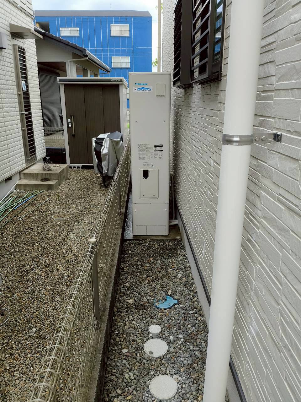 兵庫県姫路市Aエコキュートの施工事例工事後写真