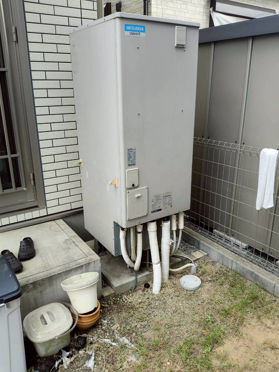 兵庫県高砂市Tエコキュートの施工事例工事前写真