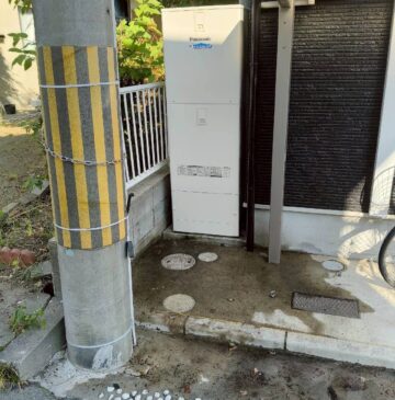 兵庫県明石市Mエコキュートの施工事例工事後写真