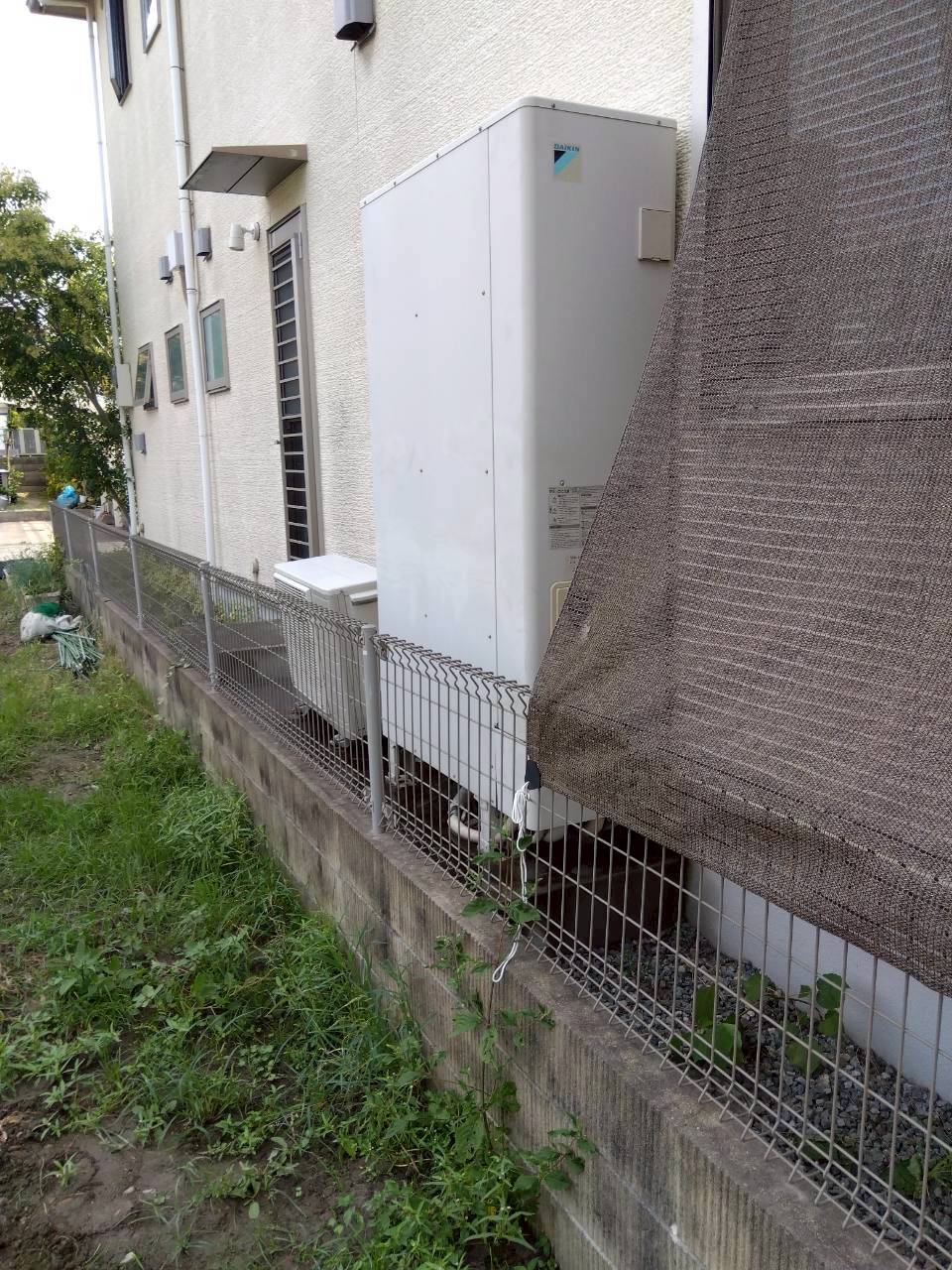 兵庫県明石市Kエコキュートの施工事例工事前写真