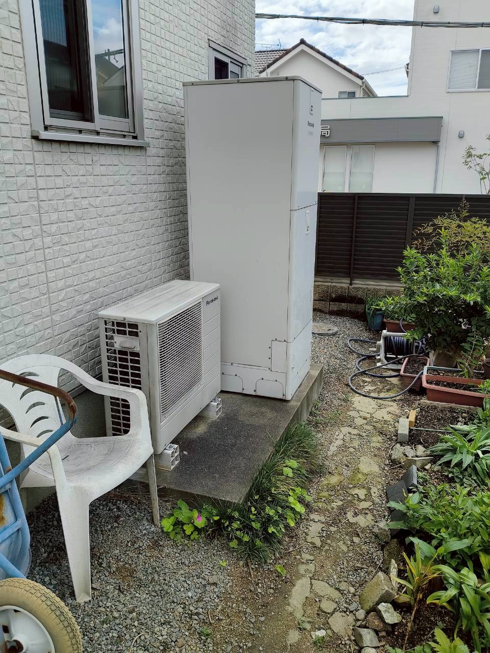 兵庫県姫路市Yエコキュートの施工事例工事前写真