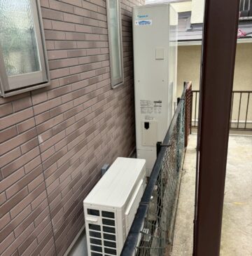 兵庫県明石市Kエコキュートの施工事例工事後写真