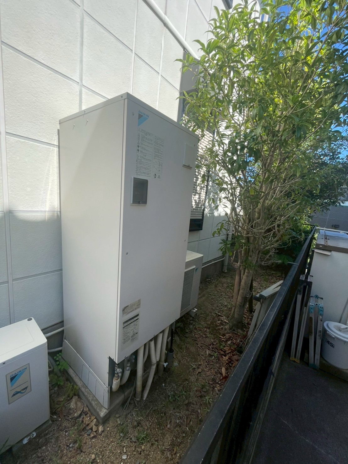 神戸市西区Eエコキュートの施工事例工事前写真