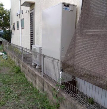 兵庫県明石市Kエコキュートの施工事例工事後写真